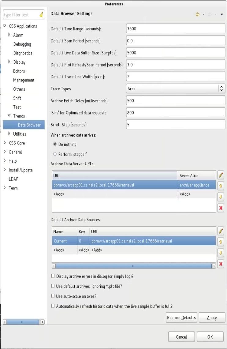 Connecting using pbraw